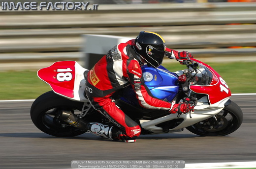 2008-05-11 Monza 0015 Superstock 1000 - 18 Matt Bond - Suzuki GSX-R1000 K8